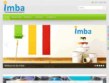 Tablet Screenshot of imbauae.com